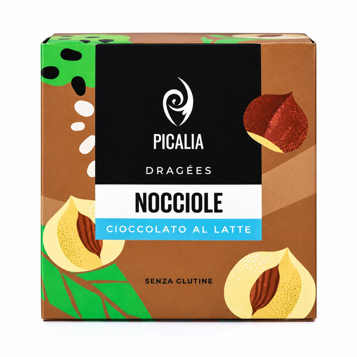 Dragées di nocciole al cioccolato al latte