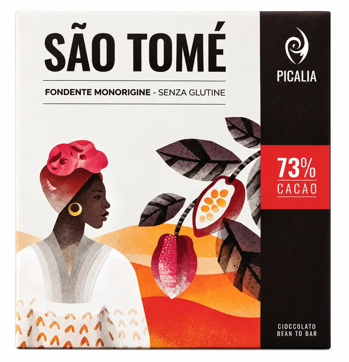 Tavoletta monorigine São Tomé fondente 73% 50 g