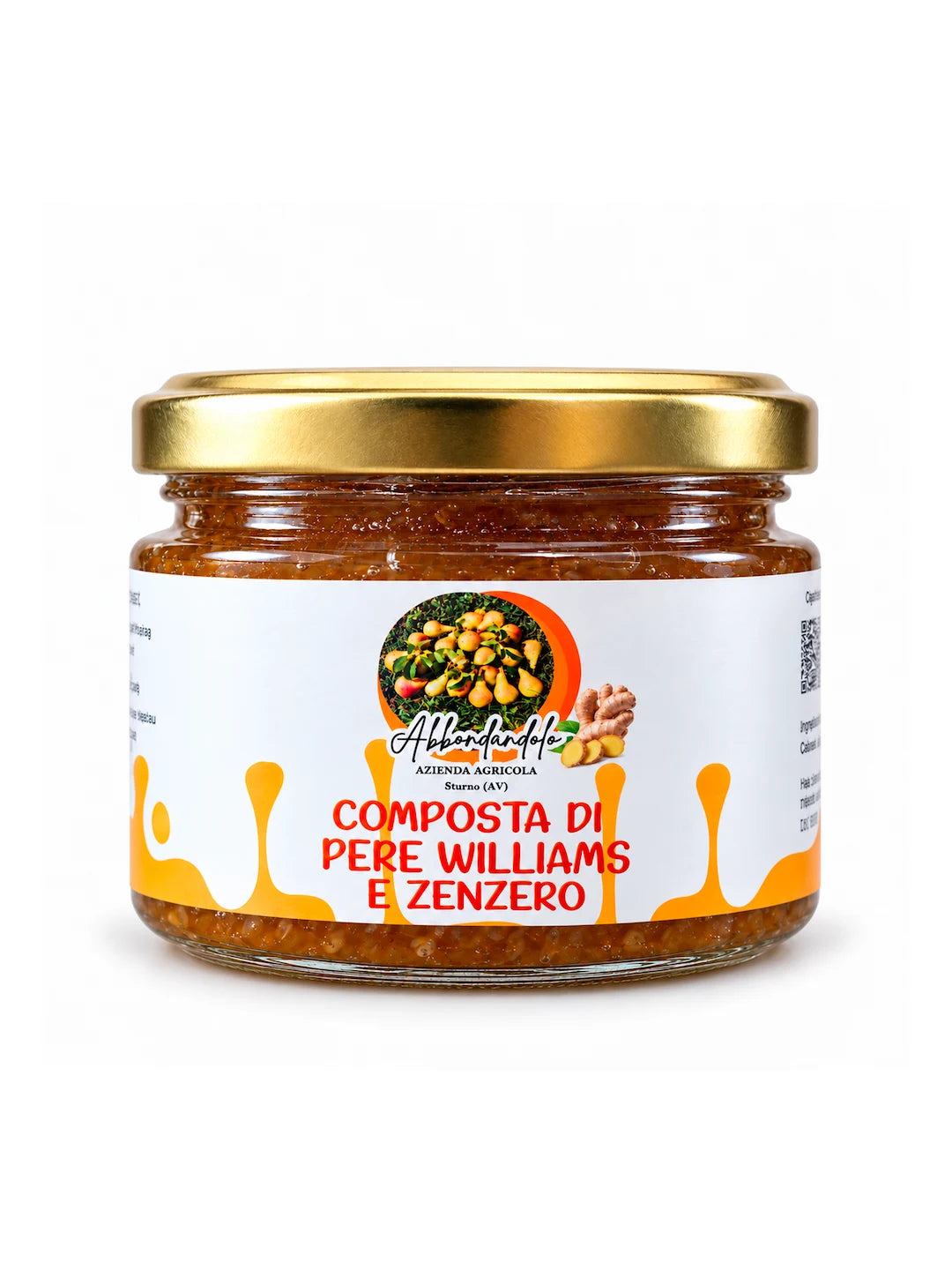 Composta di pere Williams e zenzero 220 g