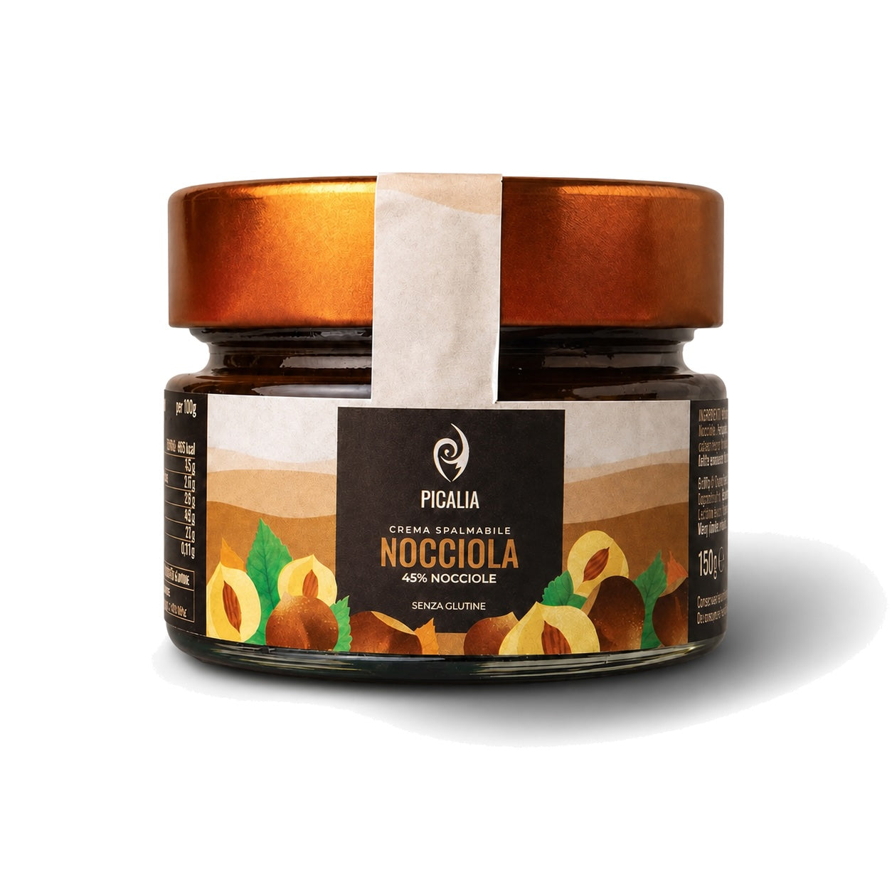 Crema spalmabile alla nocciola 45%