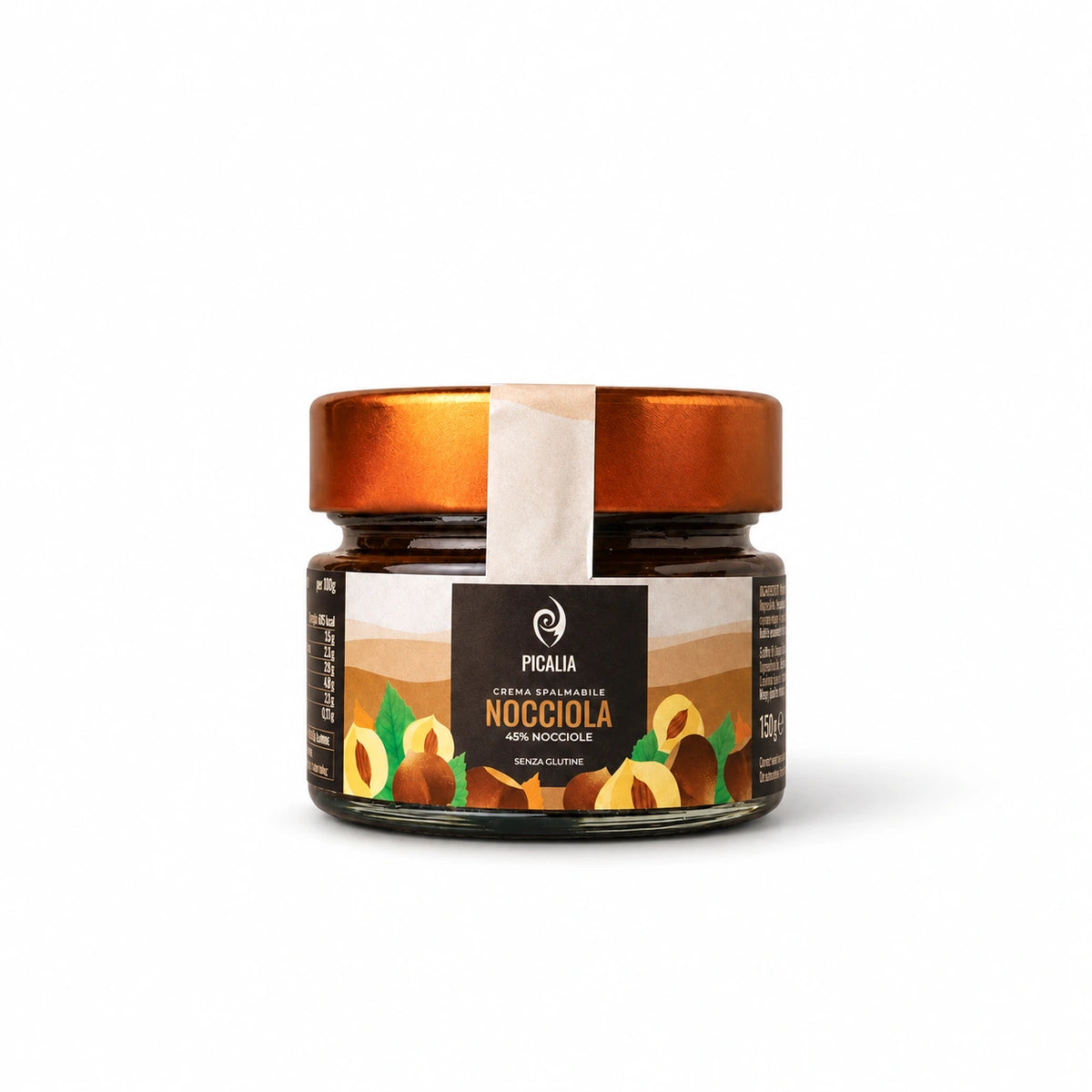 Crema spalmabile alla nocciola 45%