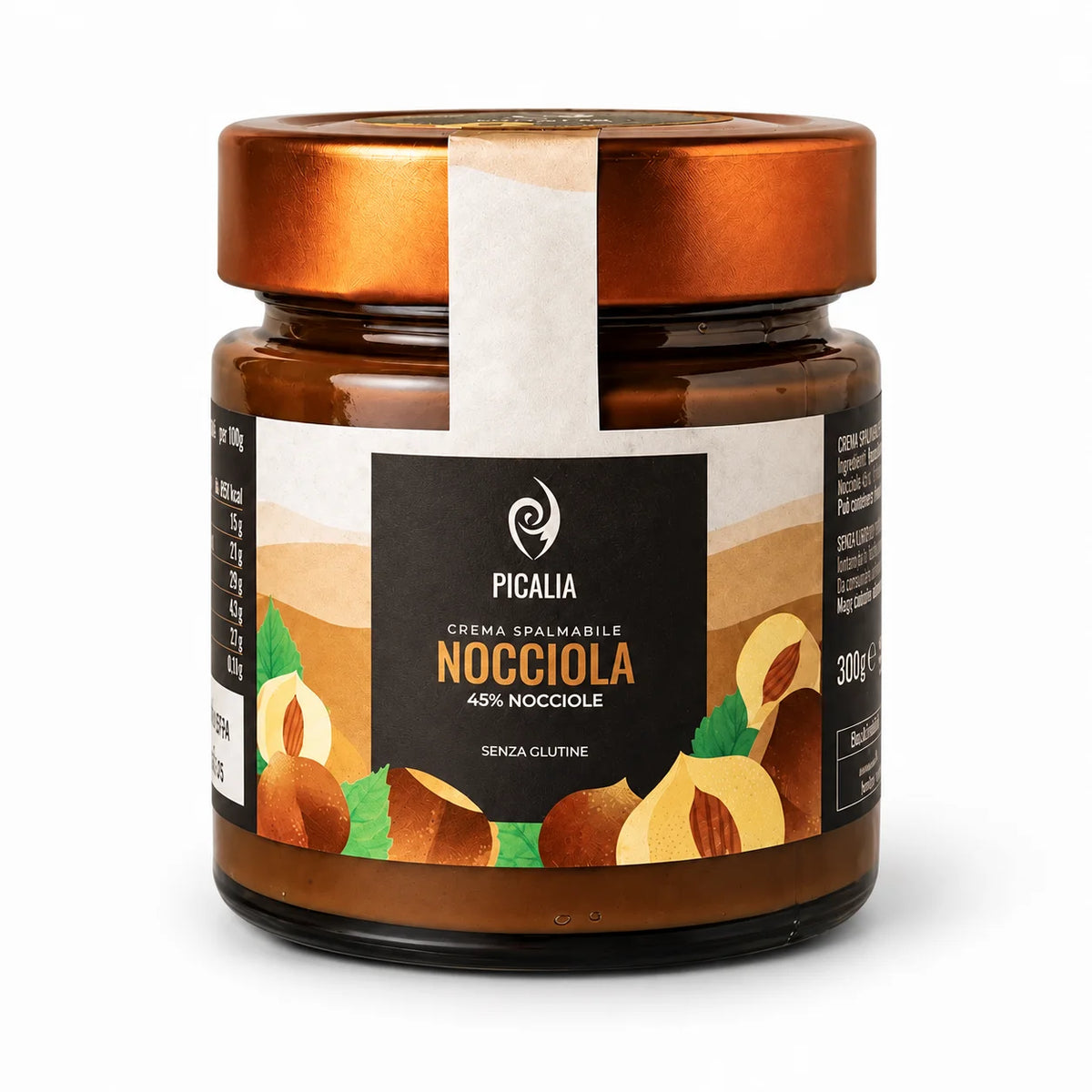 Crema spalmabile alla nocciola 45%