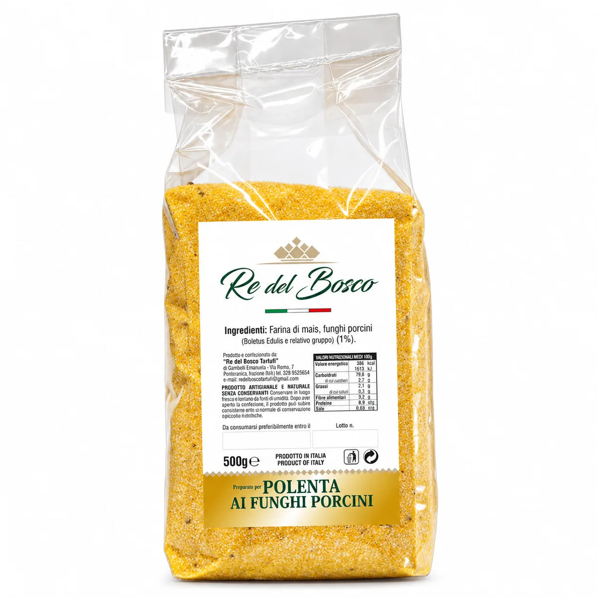 Preparato per polenta ai funghi porcini 500 g