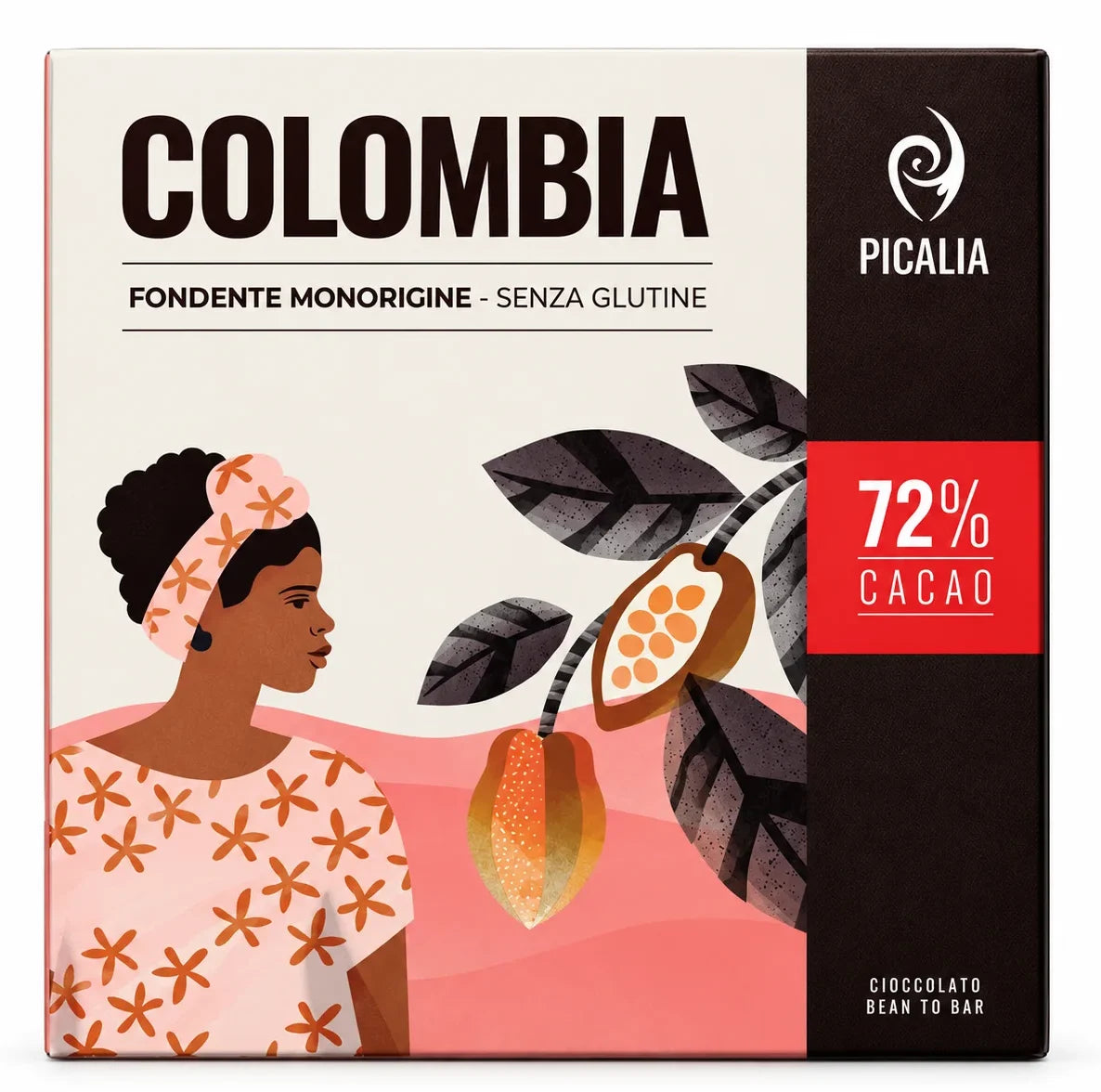 Tavoletta monorigine Colombia fondente 72% 50 g