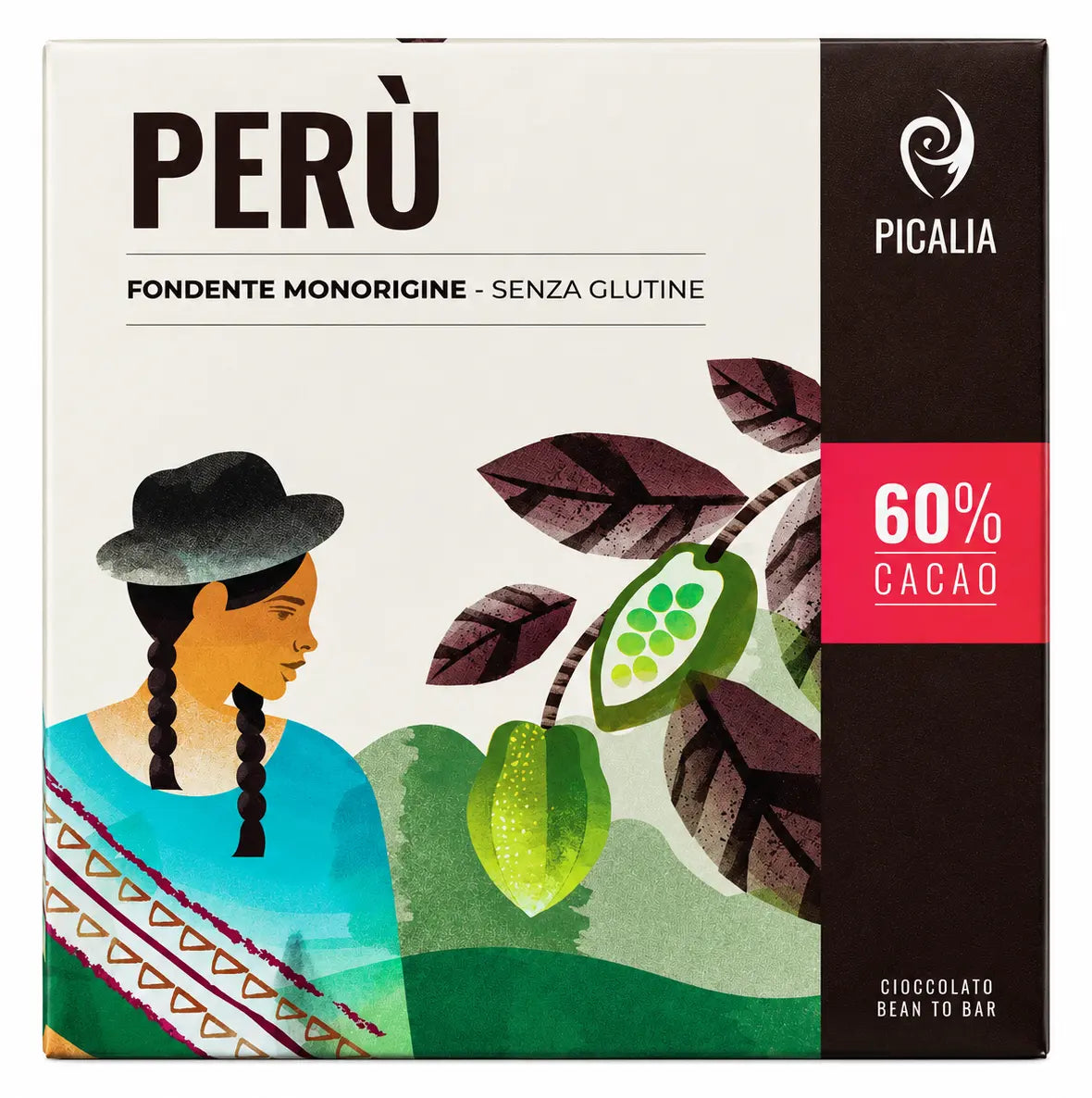 Tavoletta monorigine Perù fondente 60% 50 g