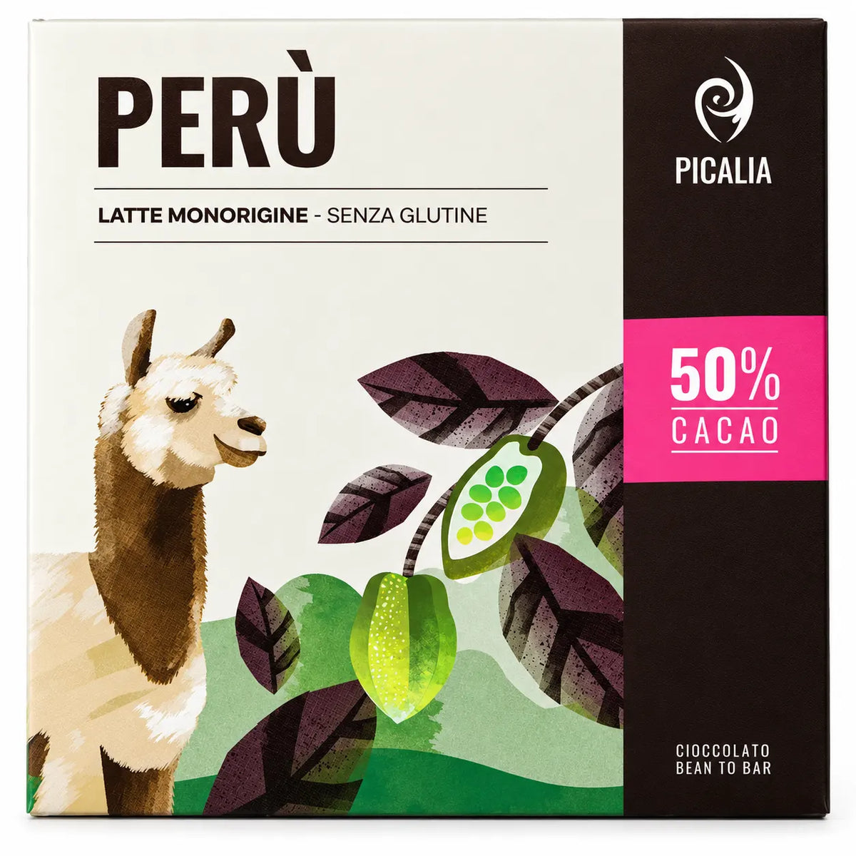 Tavoletta monorigine Perù al latte 50% 50 g
