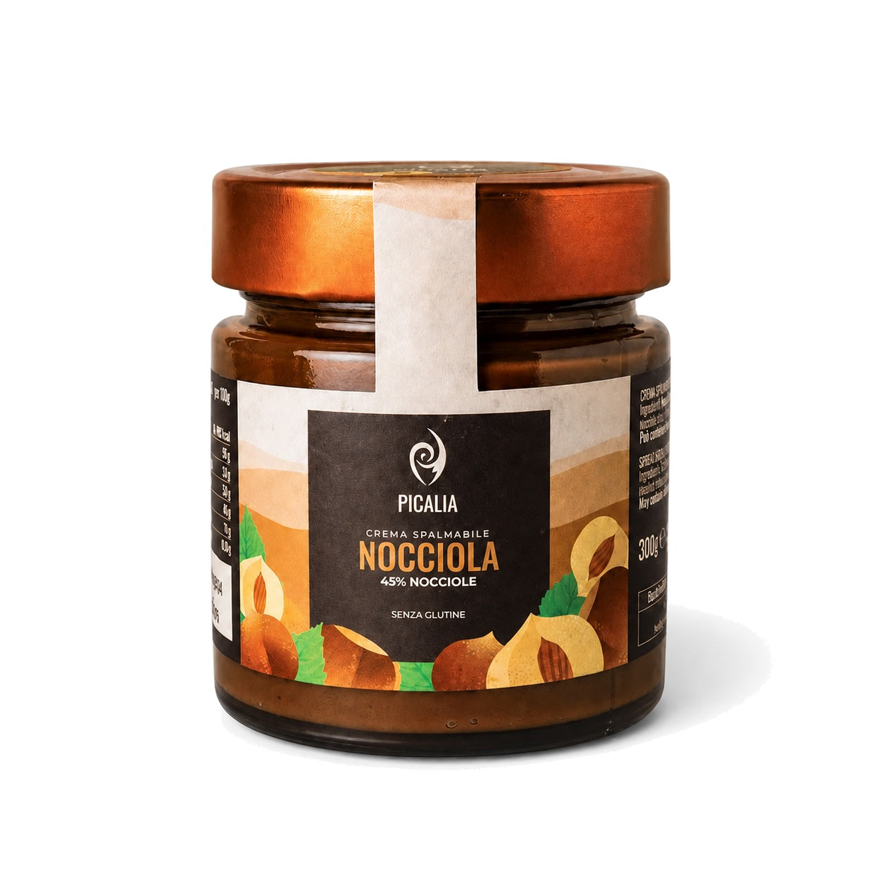 Crema spalmabile alla nocciola 45%