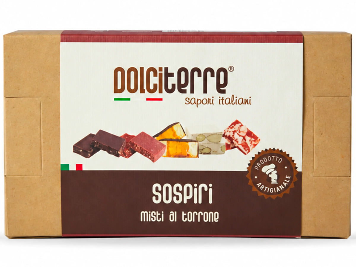 Sospiri scatola assortita di torroncini 250 g